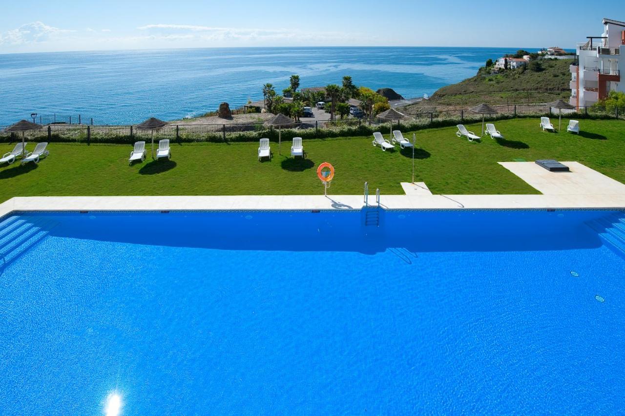 Precioso Apartamento 1 Dormitorio Con Vistas Mar Frontal Torrox Eksteriør billede