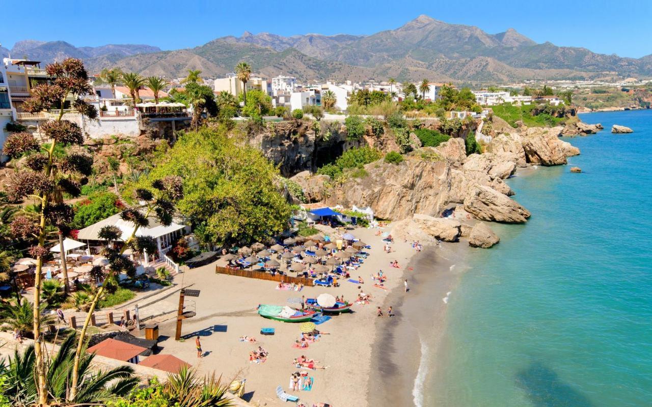 Precioso Apartamento 1 Dormitorio Con Vistas Mar Frontal Torrox Eksteriør billede